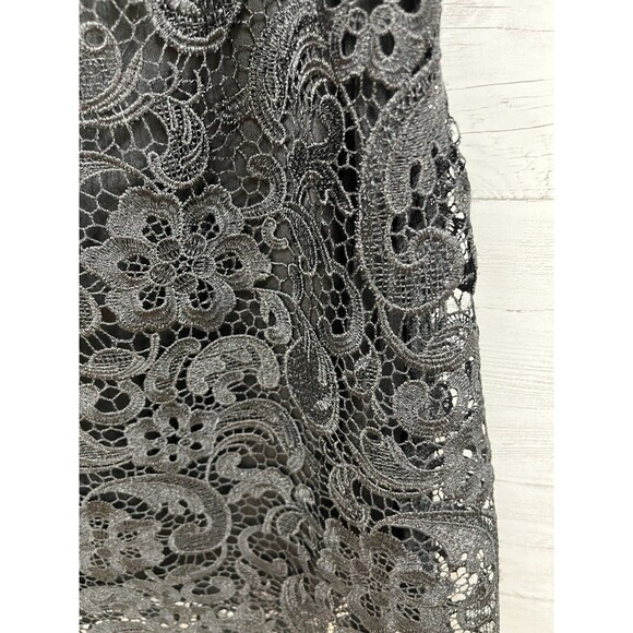"Annabella" Black Lace Sleeveless Little Black Cocktail Dress Size Small. Formal - Picture 2 of 10